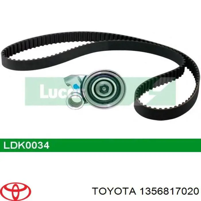 Купить 13568YZZ16 Toyota Ремень газораспределительного механизма