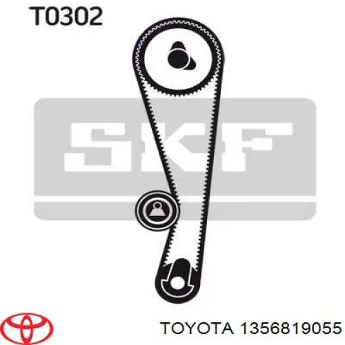 Correa distribucion 1356819055 Toyota