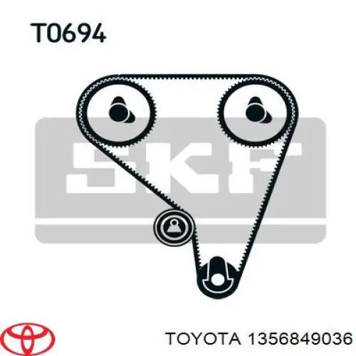 Ремень ГРМ 1356849036 Toyota
