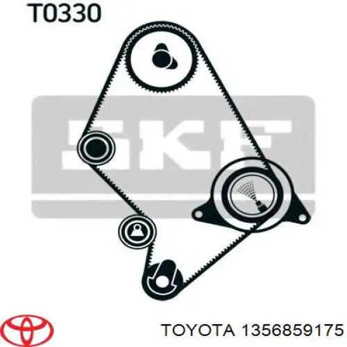 Зубчатый ремень Toyota 1356859175 цена, от 18.68 USD