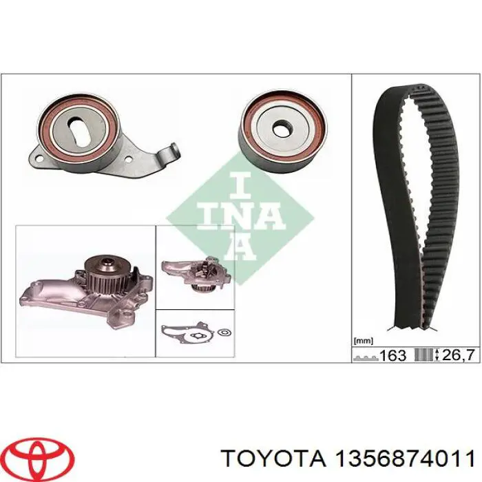Купить 1356874011 Toyota Ремень газораспределительного механизма