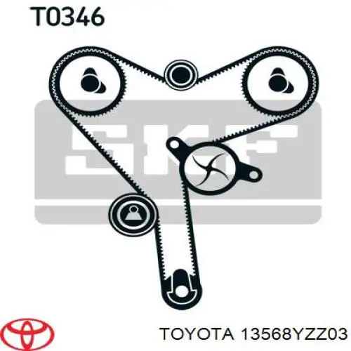 ГРМ ремни Toyota 13568YZZ03