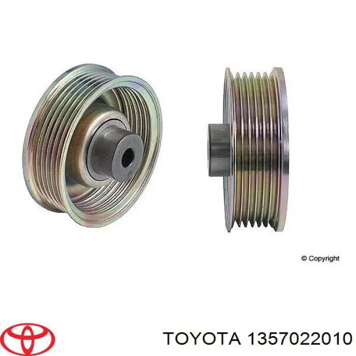 Паразитный ролик приводного ремня Toyota 1357022010 цена, от 22.91 USD