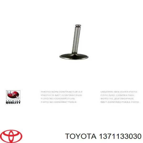 1371133031 Toyota válvula de admissão