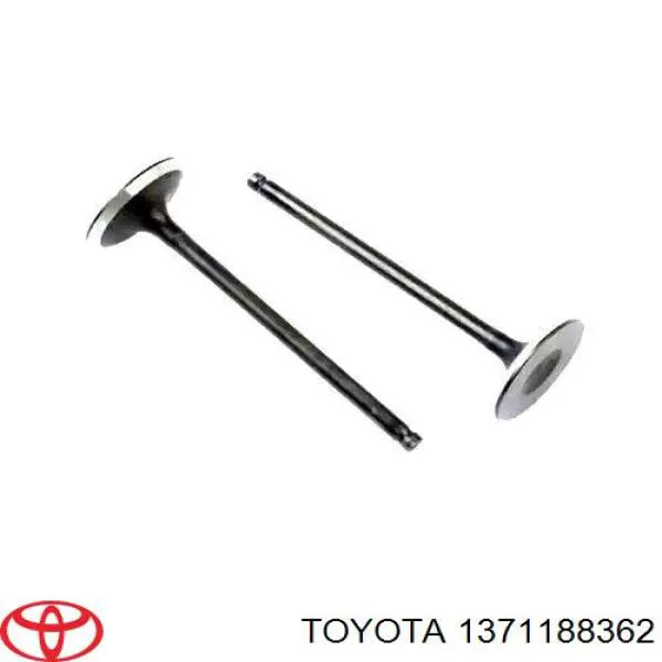 Válvula de admisión 1371188362 Toyota