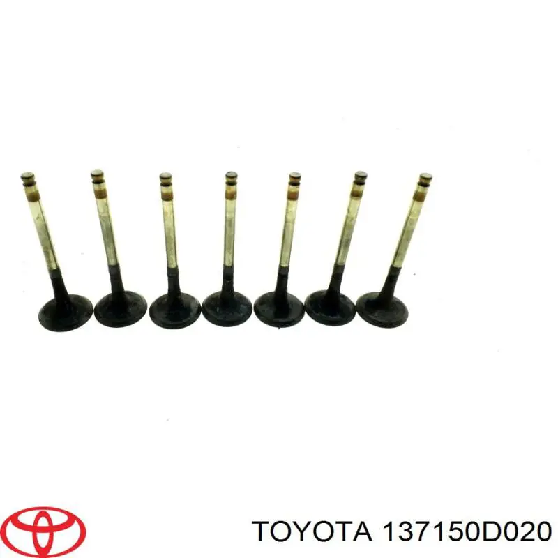 Клапан выпускной на Toyota Auris UKP 