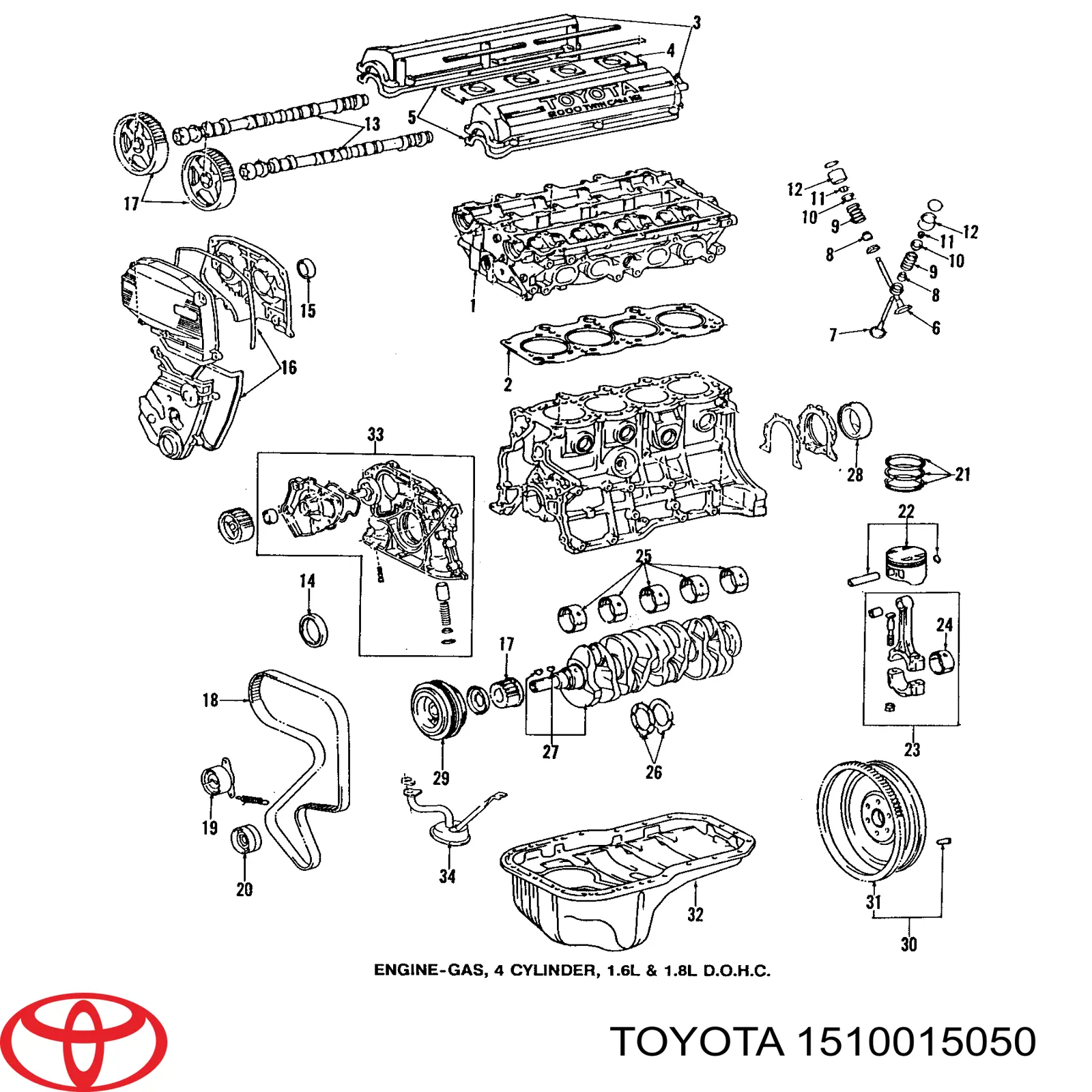 1510015050 Toyota