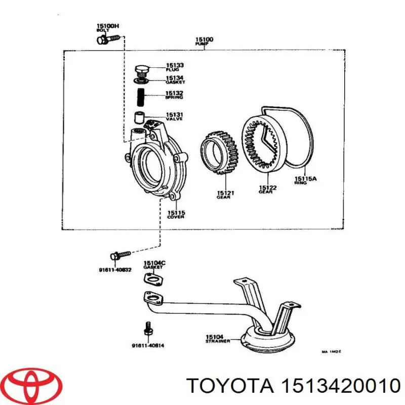  1513420010 Toyota