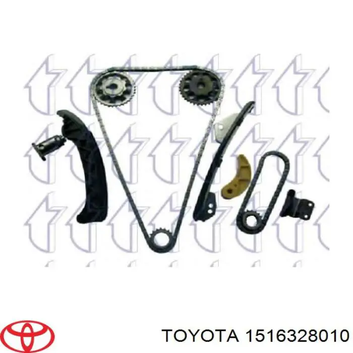 TOYOTA 1516328010 шестерня масляного насоса Toyota Corolla