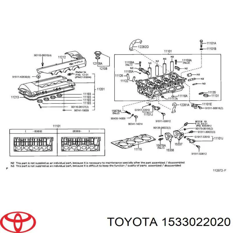 Клапан регулировки давления масла на Toyota Celica ZZT230