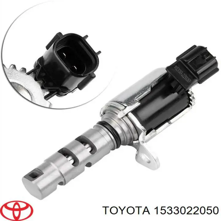 1533022050 Toyota válvula eletromagnética de posição (de fases da árvore distribuidora)