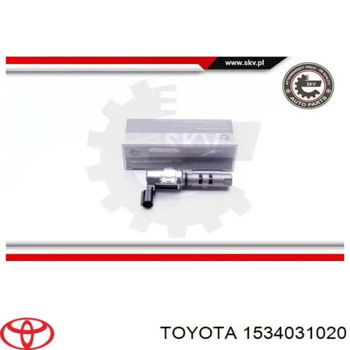 1534031020 Toyota válvula eletromagnética esquerda de posição (de fases da árvore distribuidora)