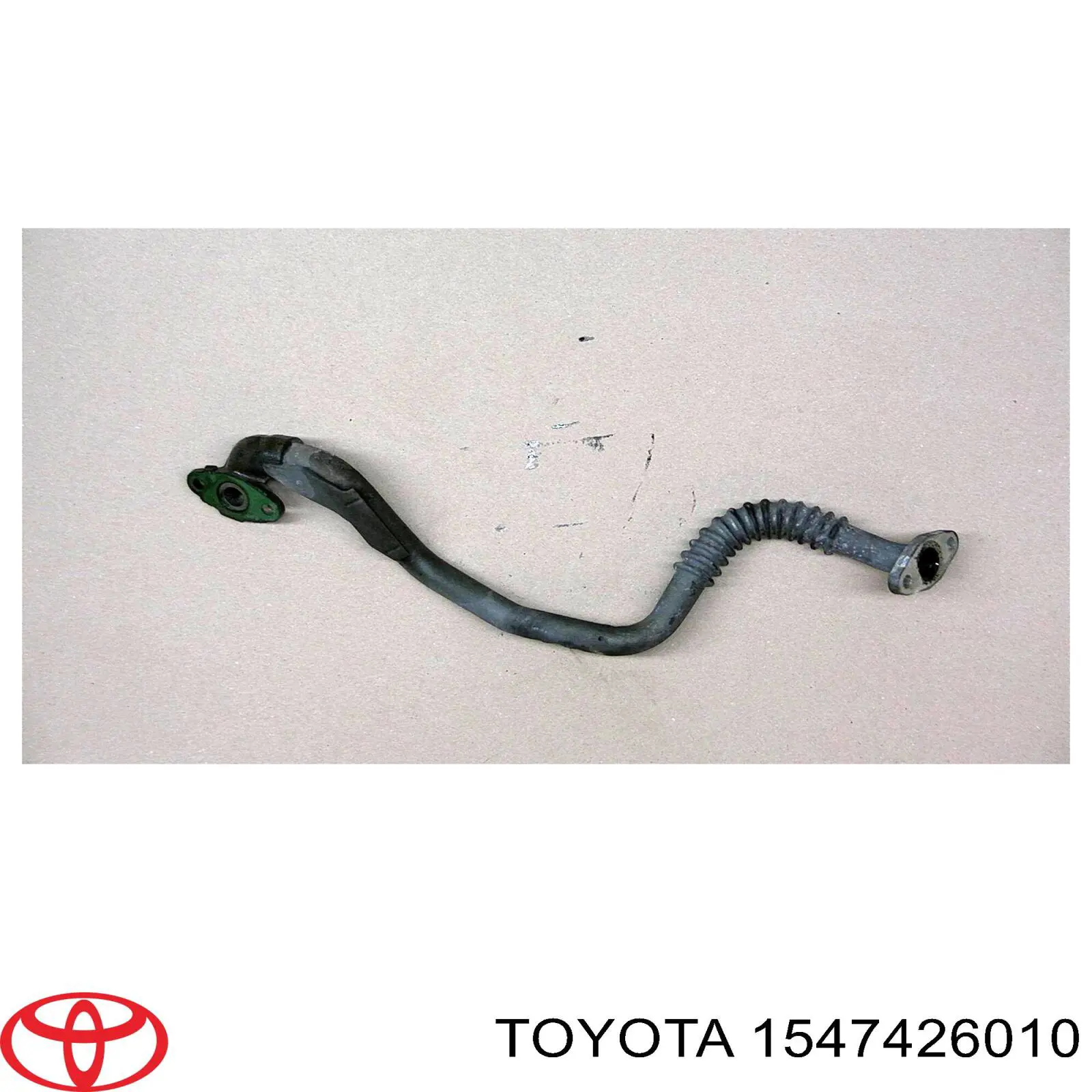 Купить 1547426010 Toyota Трубка (шланг) отвода масла от турбины