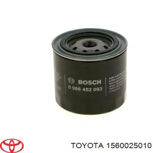 Filtro de aceite 1560025010 Toyota/Lexus