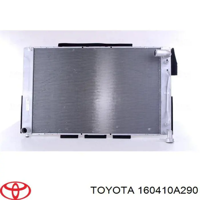 160410A290 Toyota radiador de esfriamento de motor