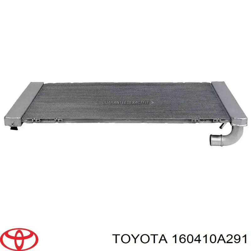 160410A291 Toyota radiador de esfriamento de motor