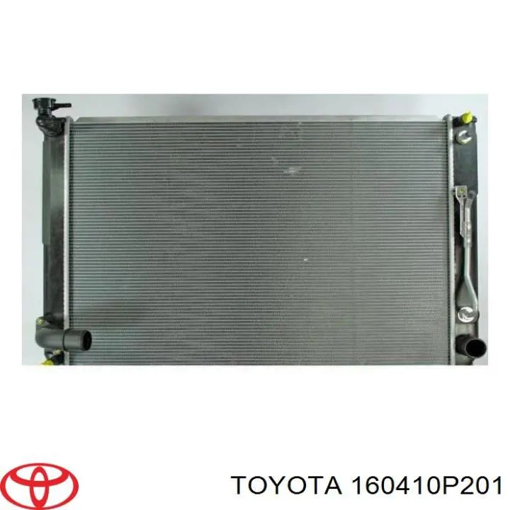160410P200 Toyota radiador de esfriamento de motor