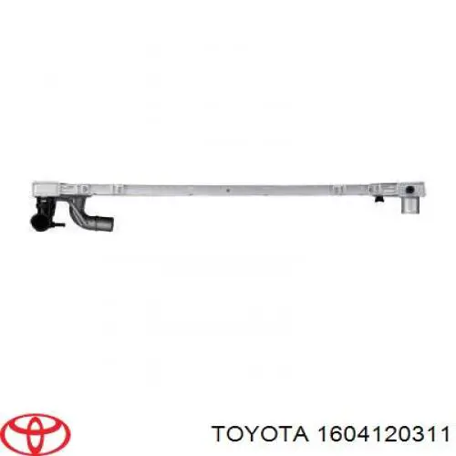 Радиатор 1604120311 Toyota