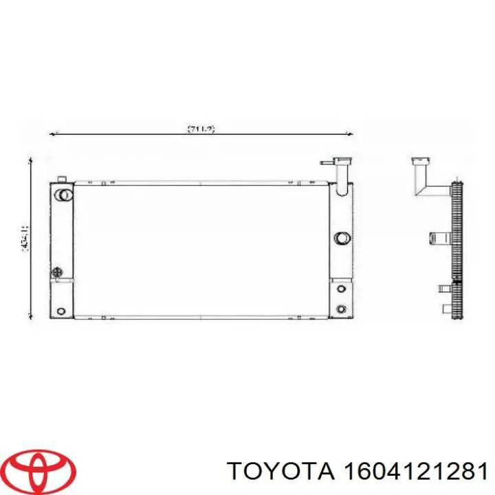 Радиатор AA010012 Koyorad