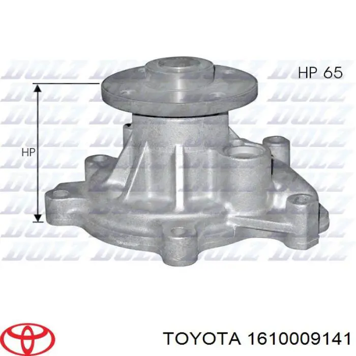 Помпа охлаждения Toyota 1610009141 цена, от 31.20 USD