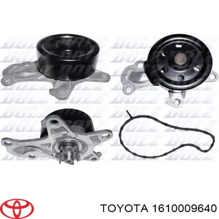 1610009640 Toyota bomba de água (bomba de esfriamento)
