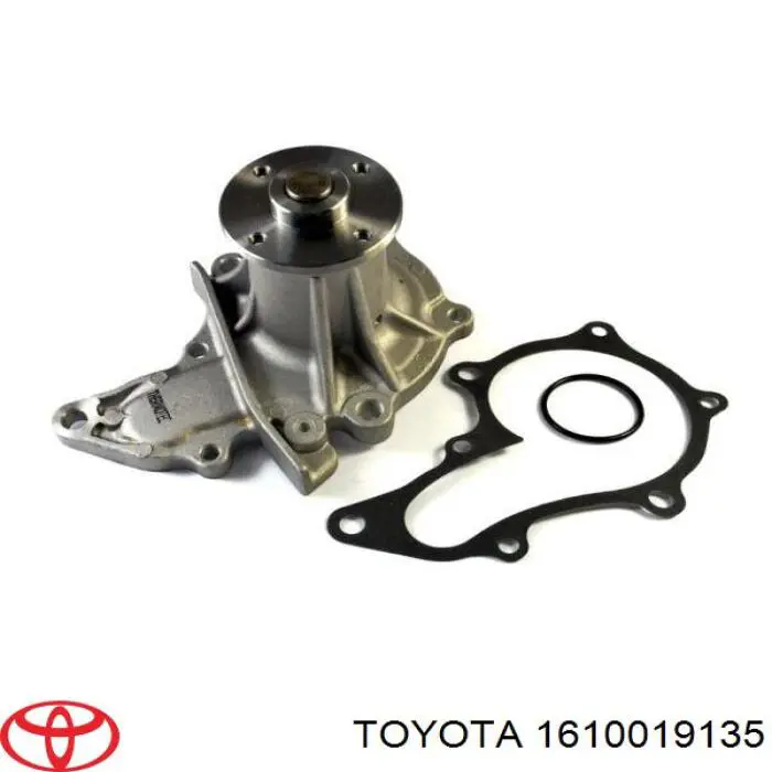 1610019135 Toyota помпа водяная (насос охлаждения, в сборе с корпусом)