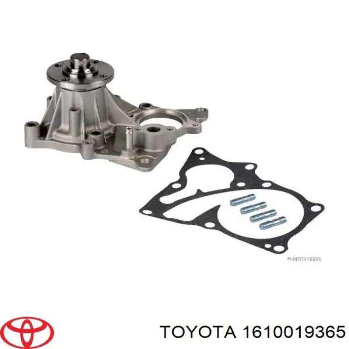 1610019365 Toyota bomba de água (bomba de esfriamento)