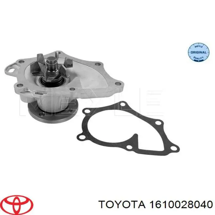 1610028040 Toyota Bomba de água (bomba) de esfriamento