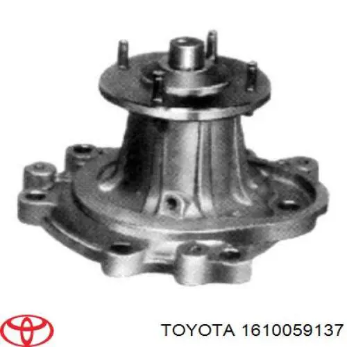 Bomba de agua 1610059137 Toyota