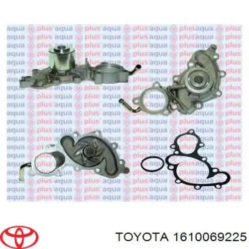 Водяной насос Toyota 1610069475