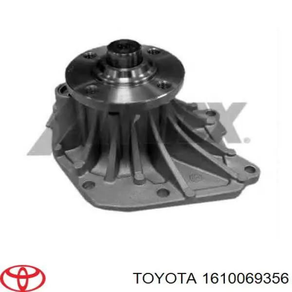 Bomba de agua, completo con caja 1610069356 Toyota