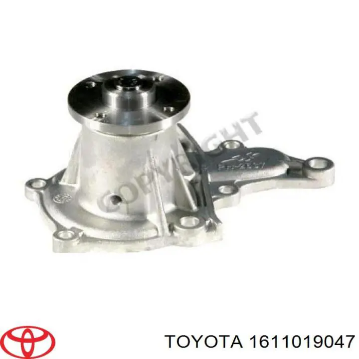 Bomba de agua 1611019047 Toyota