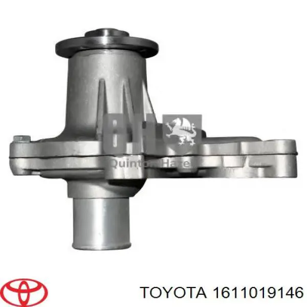Помпа водяная (насос) охлаждения, в сборе с корпусом 1611019146 Toyota