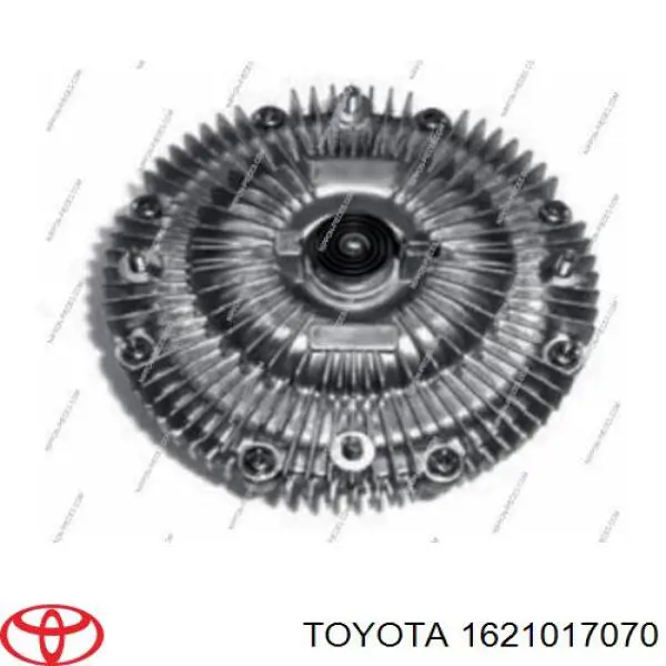 Вискомуфта вентилятора 1621017070 Toyota