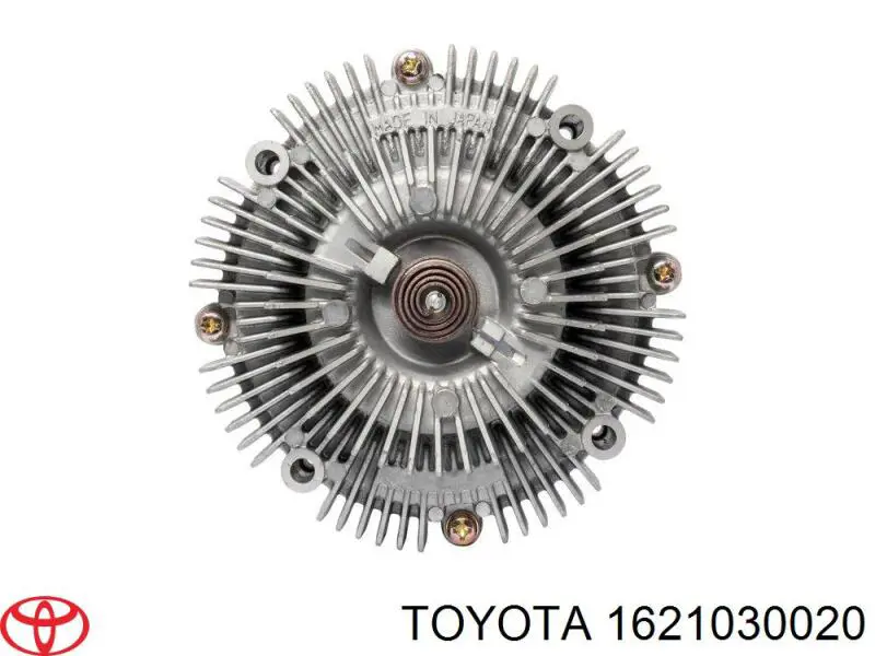 Вискомуфта вентилятора 1621030020 Toyota