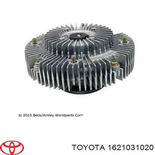 1621031020 Toyota вискомуфта (вязкостная муфта вентилятора охлаждения)