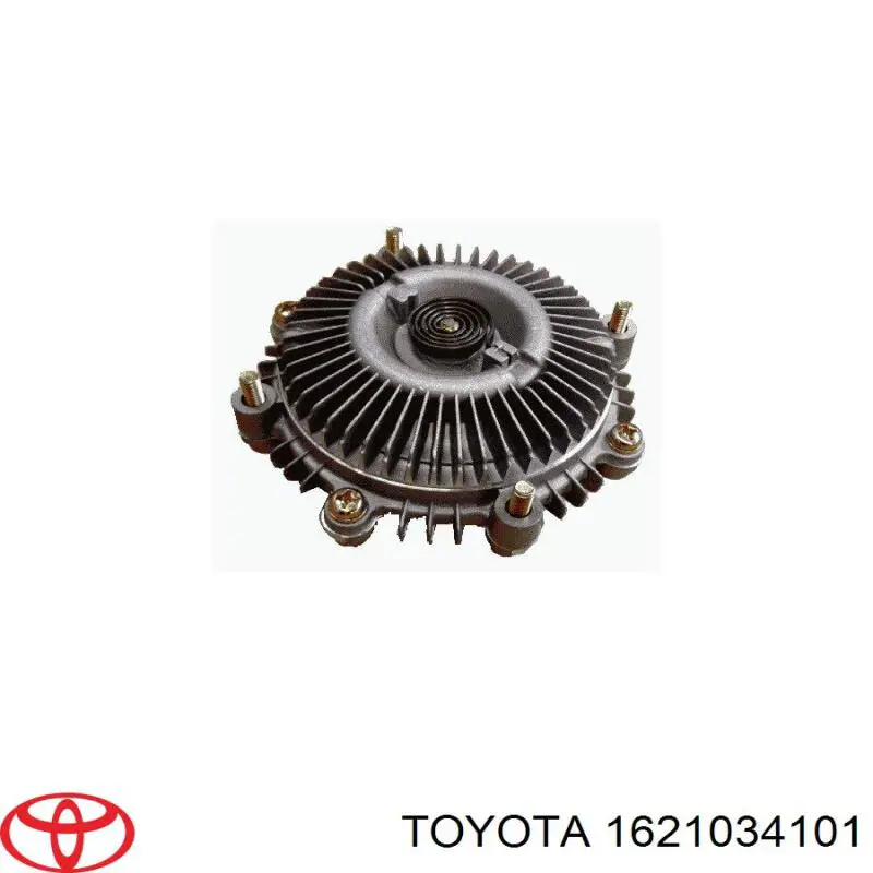 Вискомуфта вентилятора 1621072010 Toyota
