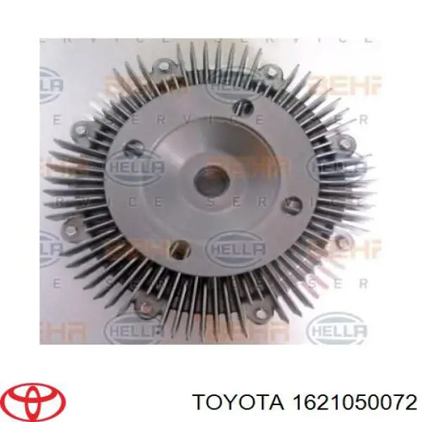 Вискомуфта (вязкостная муфта) вентилятора охлаждения Toyota 1621050072