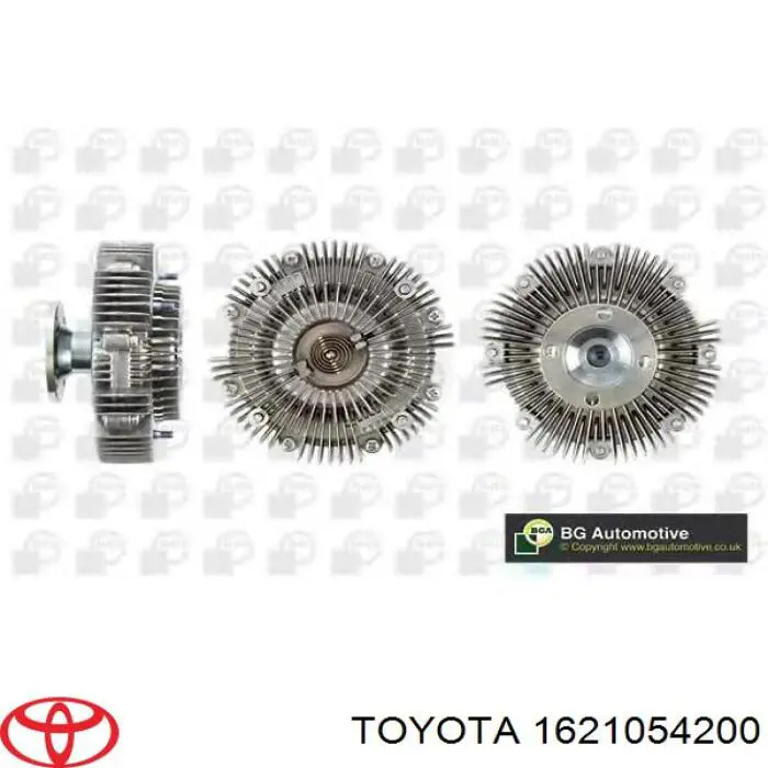 Купить 1621054200 Toyota Муфта вентилятора охлаждения