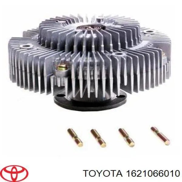 1621066010 Toyota вискомуфта (вязкостная муфта вентилятора охлаждения)