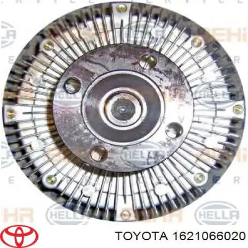 Вискомуфта вентилятора 1621066020 Toyota