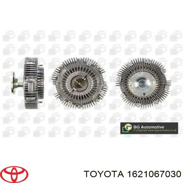 Вискомуфта (вязкостная муфта) вентилятора охлаждения Toyota 1621067030