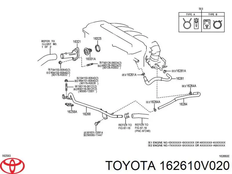  162610V020 Toyota