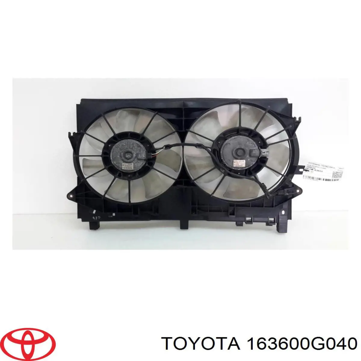 163600G040 Toyota Диффузор радиатора охлаждения в сборе с мотором