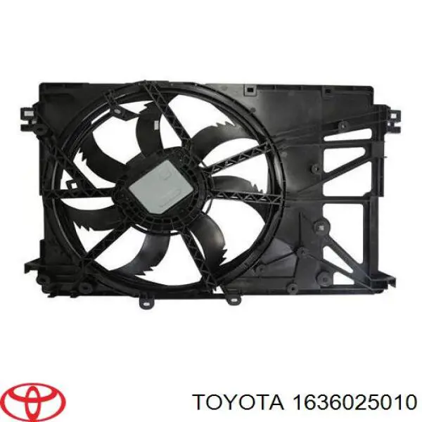 Difusor do radiador de esfriamento, montado com motor e roda de aletas para Toyota Camry (V70)
