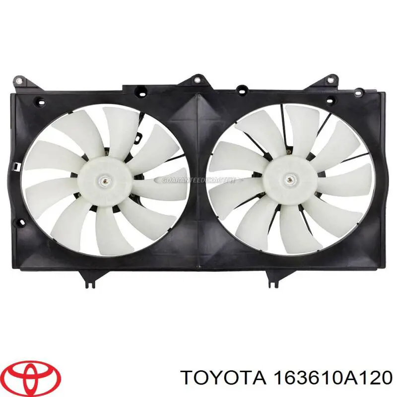 Вентилятор радиатора охлаждения, левый Toyota 163610A120