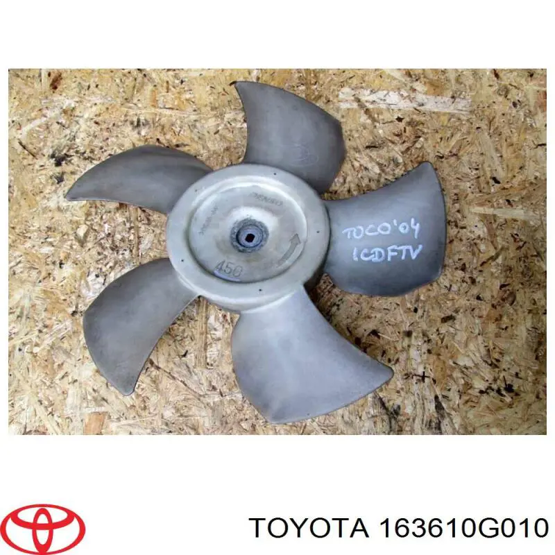163610G010 Toyota Вентилятор кондиционера, левый