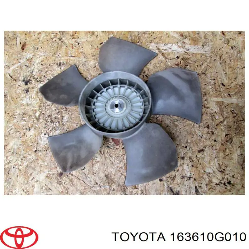 Вентилятор/крыльчатка радиатора охлаждения, левый Toyota 163610G010 цена, от 21.16 USD