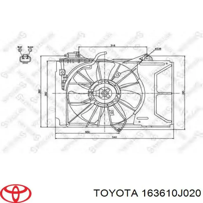  163610J020 Toyota