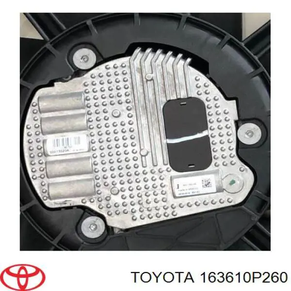 163610P260 Toyota Вентилятор/крыльчатка радиатора кондиционера, правый